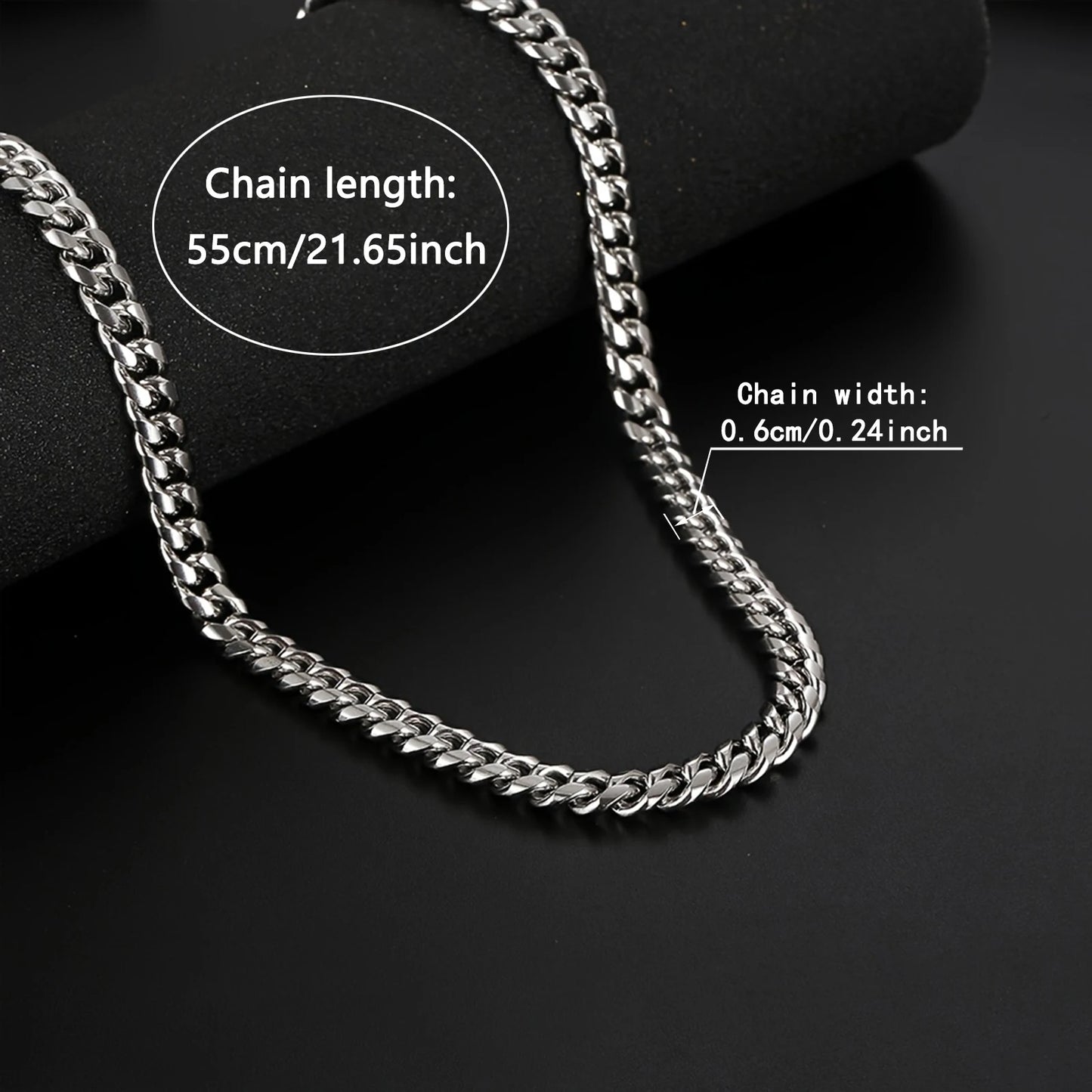 Promise Cuban Chain Necklace – Thoughtful Anniversary Gift for Boyfriend or Husband