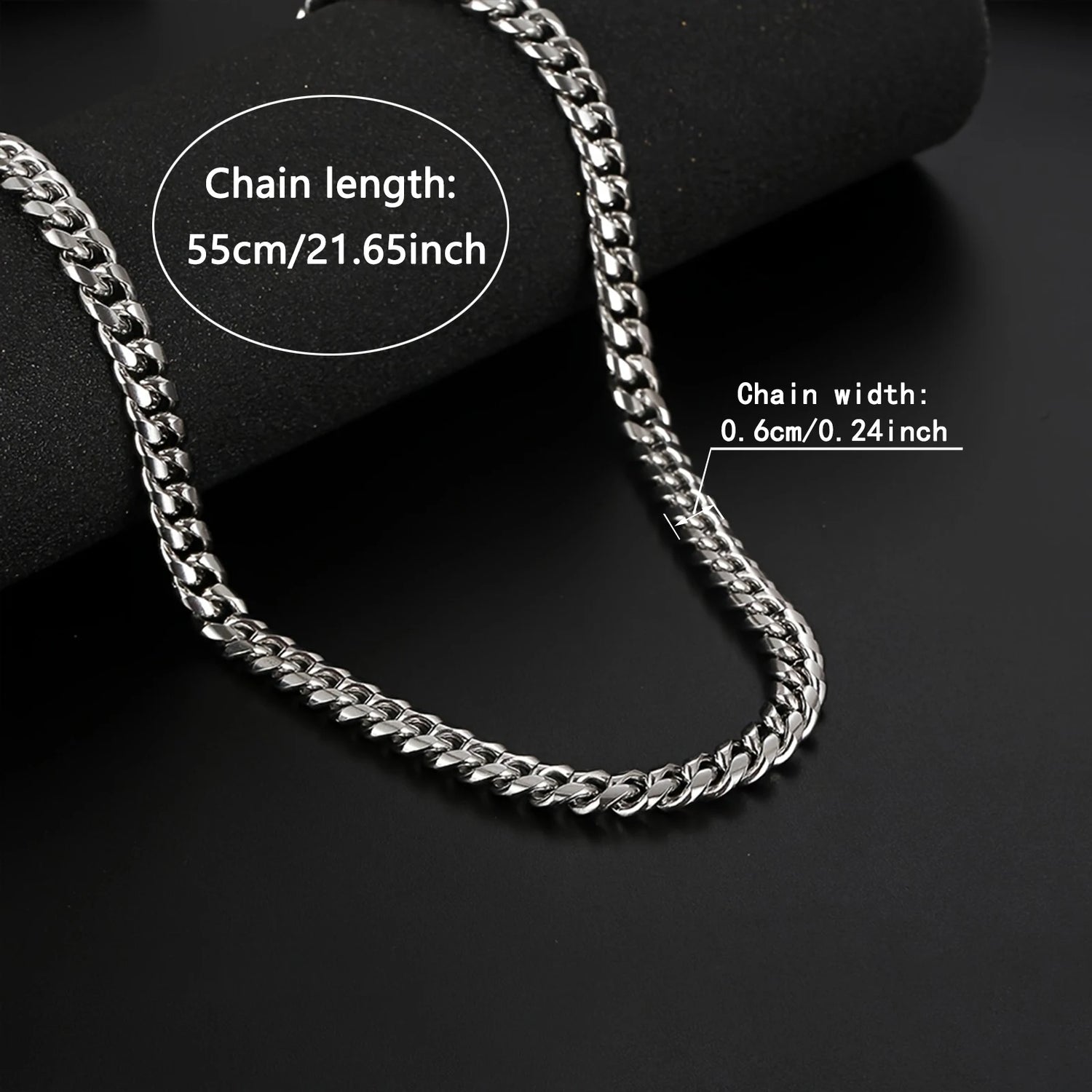 Promise Cuban Chain Necklace – Thoughtful Anniversary Gift for Boyfriend or Husband