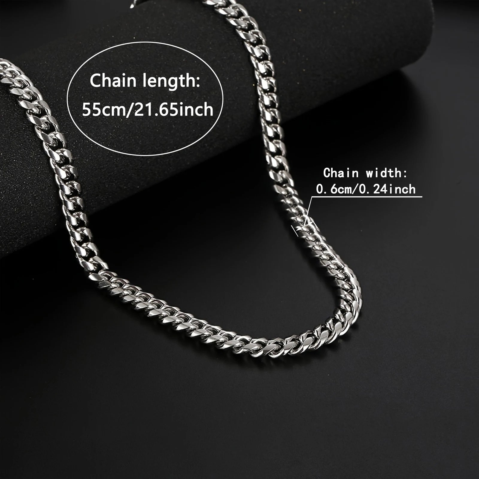 Promise Cuban Chain Necklace – Thoughtful Anniversary Gift for Boyfriend or Husband