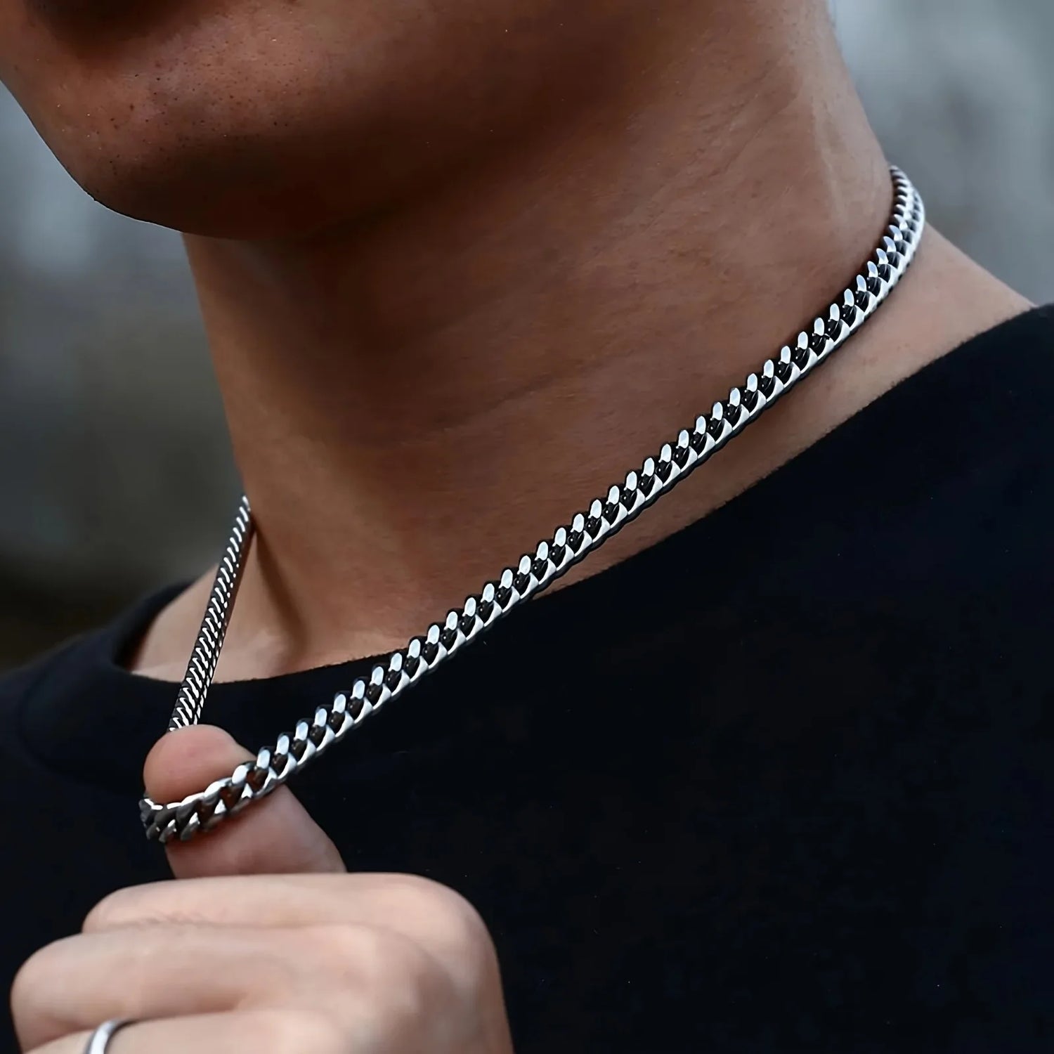 Promise Cuban Chain Necklace – Thoughtful Anniversary Gift for Boyfriend or Husband