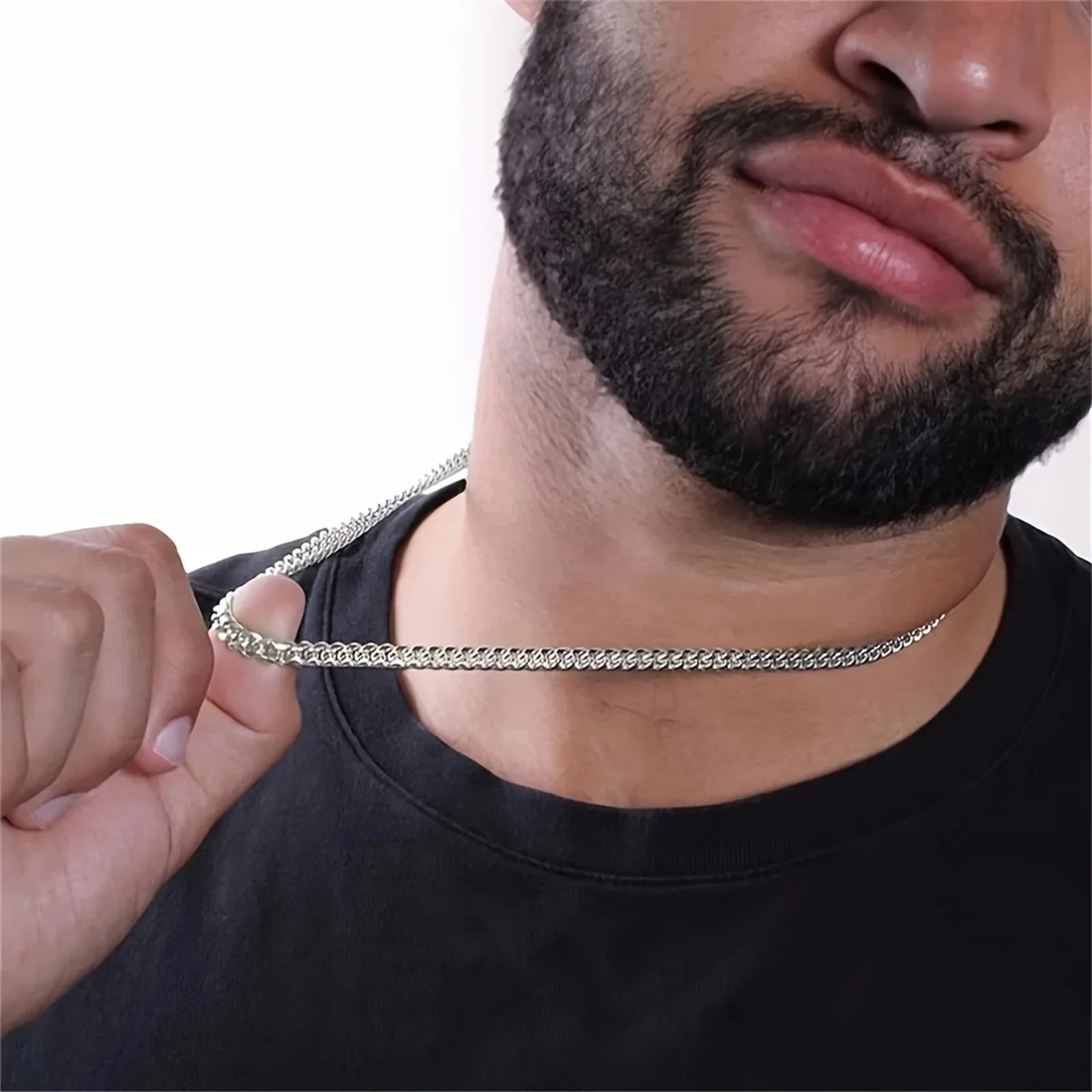 Promise Cuban Chain Necklace – Thoughtful Anniversary Gift for Boyfriend or Husband